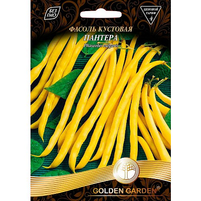 Насіння Golden Garden квасоля кущова гігант Пантера 20г