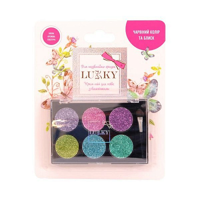 Тени для век Lukky с блестками