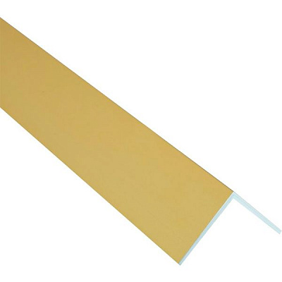 Поріжок алюмінієвий анодований Braz Line 15х15x2700 мм золото