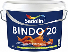 Краска латексная водоэмульсионная Sadolin Bindo 20 W2 полумат база под тонировку 2,5л 