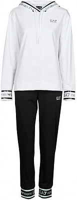 Спортивний костюм EA7 TRACKSUIT 3KTV56-TJ31Z-22BA р. L чорно-білий