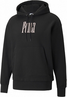 Джемпер Puma Downtown Graphic Hoodie TR 53159401 р. S чорний