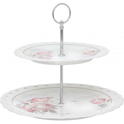 Фруктовница двухъярусная Flower 8779W19 Fiora 