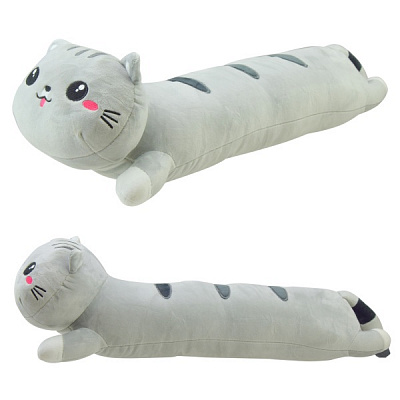 Мягкая игрушка Shantou Кот с полосками на спине 60 см 60 см в ассортименте K7710