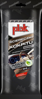 Серветки вологі для пластика Atas 24 шт.