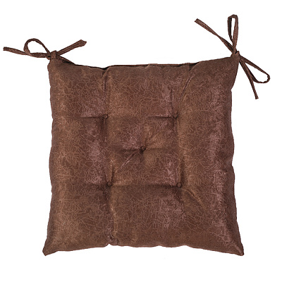 Подушка Georgia 38х38х8 CHOCO, Plenet 14 коричнева