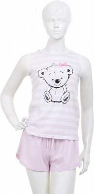 Костюм домашний женский Home Bear р. S розовый 