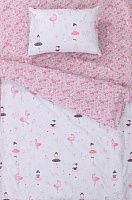 Комплект постельного белья NANTONG розовый с рисунком