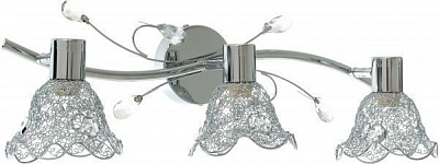 Спот Интеркласс НББ 02-3хХХ-031 3x40 Вт E14 хром 88902-3 