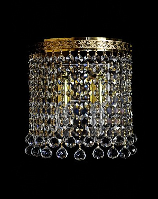 Бра Crystal Life 2x40 Вт E14 золото AP928/2-А22GO 