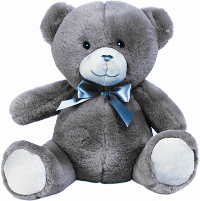 М'яка іграшка HW Plush Paws Ведмідь 25 см сіро-блакитний HF10926 10'