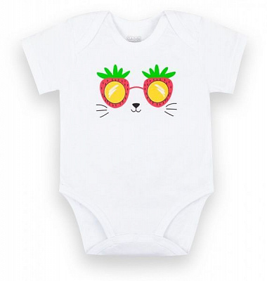 Боди для девочки GABBI ВD-21-5-2/1 р.80 белый 