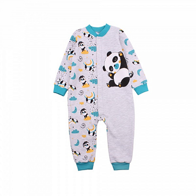 Комбінезон ясельний унісекс Фламінго р.80 меланж 427-006