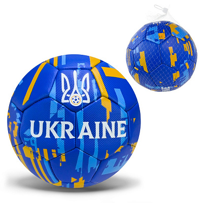 Футбольный мяч Shantou Патриотический 350 г синий с желтым