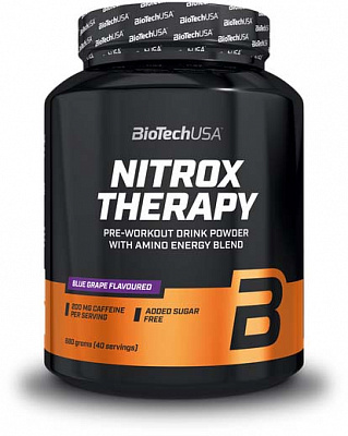 Комплекс передтренувальний BioTechUSA Nitrox Therapy Синій виноград 680 г