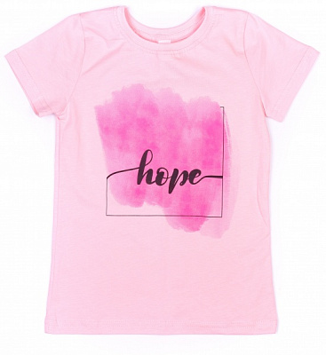 Футболка для дівчаток Luna Kids Hope р.146 рожевий