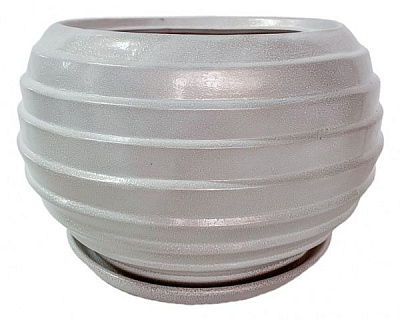 Горшок Каскад круглый 10 л медный 