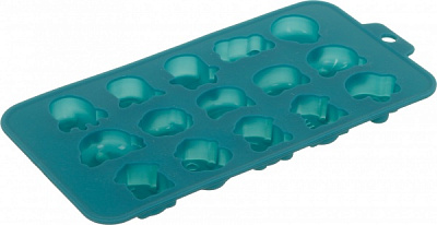 Форма для цукерок Magic Ring Зоо на 15 шт бірюза Flamberg Smart Kitchen