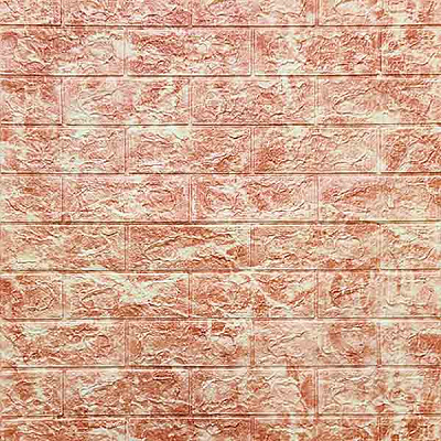 3D-панель з ПВХ самоклеюча мармур червона 700х770х5 мм