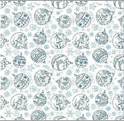 Салфетки столовые Ruta Новогодняя мозаика 24х24 см 40 шт.