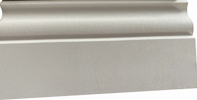 Плінтус Німецький білий silk 15х100х2400 мм