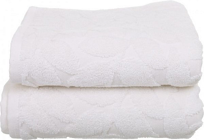 Полотенце Leaf 50x90 см айвори ABC 