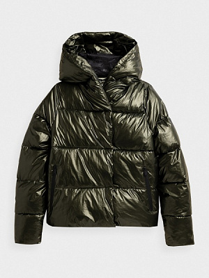 Пуховик 4F D4Z21-KUDP202-43S р.L зеленый