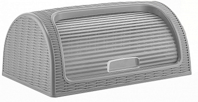 Хлібниця 41,4x26,9x18,1 см (05330-2DN-oystergrey) Dunya Plastik