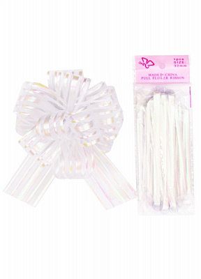 Бантики белый 18883 3 см 0,83 м белый 