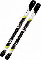 Лыжи горные с креплениями TECNOPRO Pulse 800/LZ110 160 см черный с желтым 270560 / 270444