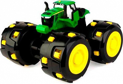 Трактор Tomy John Deere Monster Treads с большими шипованными колесами 46712 1:24