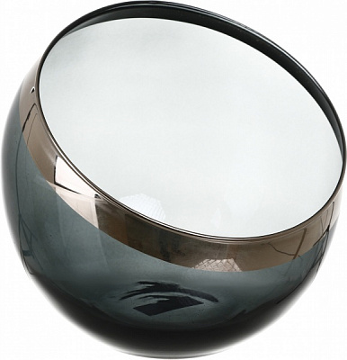 Ваза Wrzesniak Glassworks Semisphere 16,3 см серый 