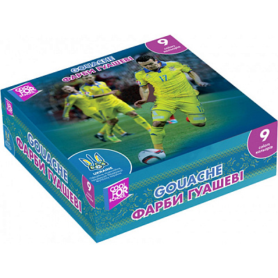 Краски гуашевые 9 кольорів FF00678 Cool For School