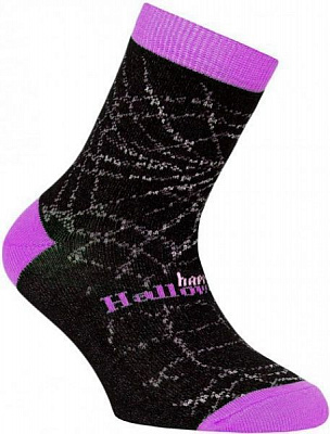 Носки детские Conte-Kids 17С-22СП р.22 черно-розовый 