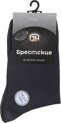 Носки мужские БЧК 2223 BASIC 013 р. 25 темно-серый 