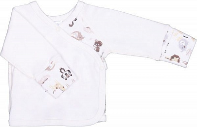 Распашонка детская Baby Veres Crazy Zoo р.56 бежево-коричневый 