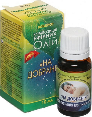 Аромакомпозиція Адверсо Спокойной ночи 10 мл