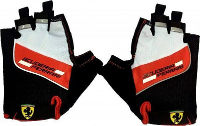 Перчатки Ferrari FLKA56583 р. L красный с черным