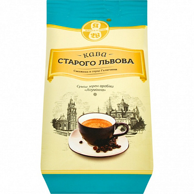 Кофе молотый в чалдах Віденська кава Лигуминная 100 г
