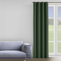 Штора Velour 200х258 см темно-зелений Decora textile