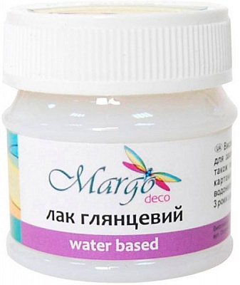 Лак фінішний глянцевий на водній основі 50 мл