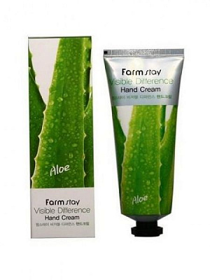 Крем для рук FarmStay з екстрактом алое 100 мл