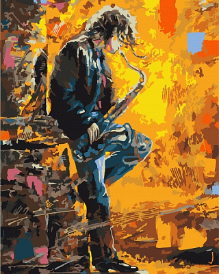 Картина по номерам Саксофонист 40х50 см ArtCraft 