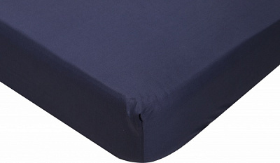 Простынь на резинке 200x200+30 см черный La Nuit 