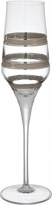 Набор бокалов для шампанского Contessa Vintage Platino 240 мл 6 шт. Vema