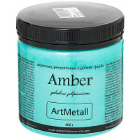 Декоративная краска Amber акриловая изумрудный 0.4кг
