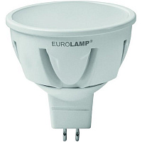 Лампа світлодіодна Eurolamp 5 Вт MR16 матова GU5.3 220 В 3000 К LED-SMD-05533(T)new 
