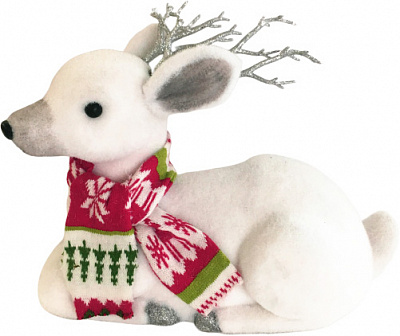 Декоративна фігура Олень у шарфику JMF17427 35 см