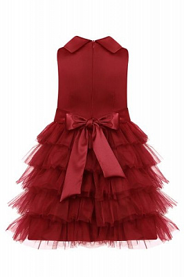 Платье Sasha р.140 бордовый 4462 