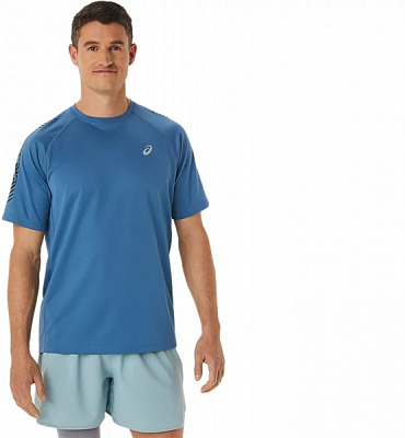 Футболка Asics ICON SS TOP 2011B055-408 р.M блакитний